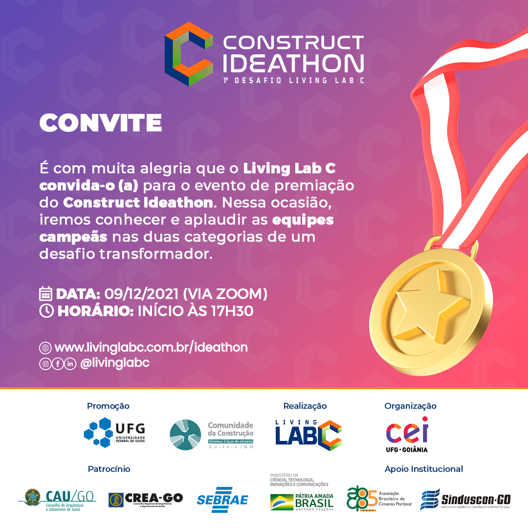 Post Convite Premiação Living Lab C